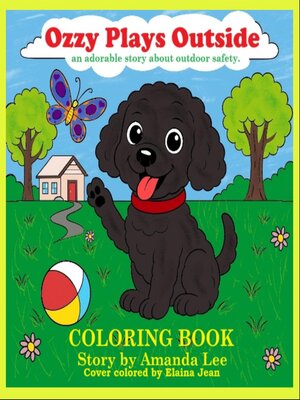 cover image of Ozzy Plays Outside Coloring Book
